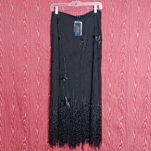 POLO RALPH LAUREN Pink Soft Pastel Silk Tie-Dye Zip Skirt Women's 0 NWOT